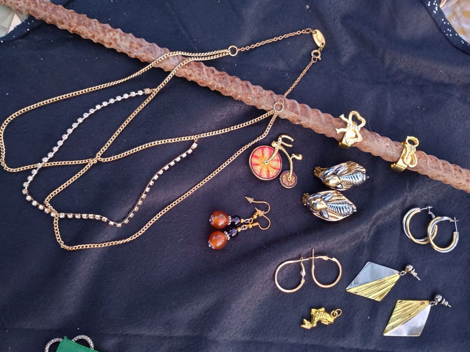 Altri gioielli: Lot goldige Schmuck, 8 Teile – Usato da Münchenbuchsee venduto da babilibern 1