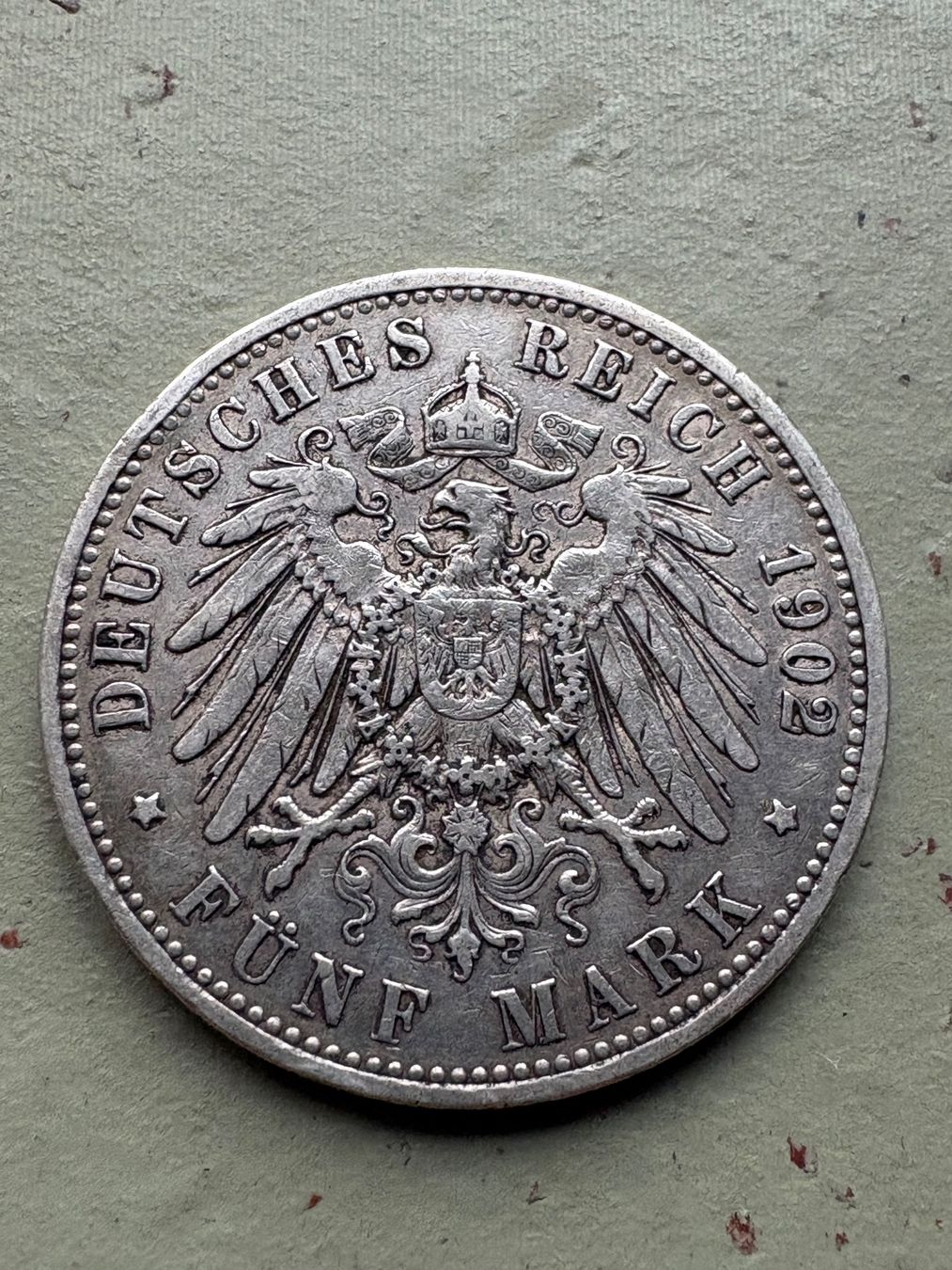 Toutes les monnaies: Deutsches Reich 5 Mark 1902 – D'occasion à Zürich par mysilvercoin 1
