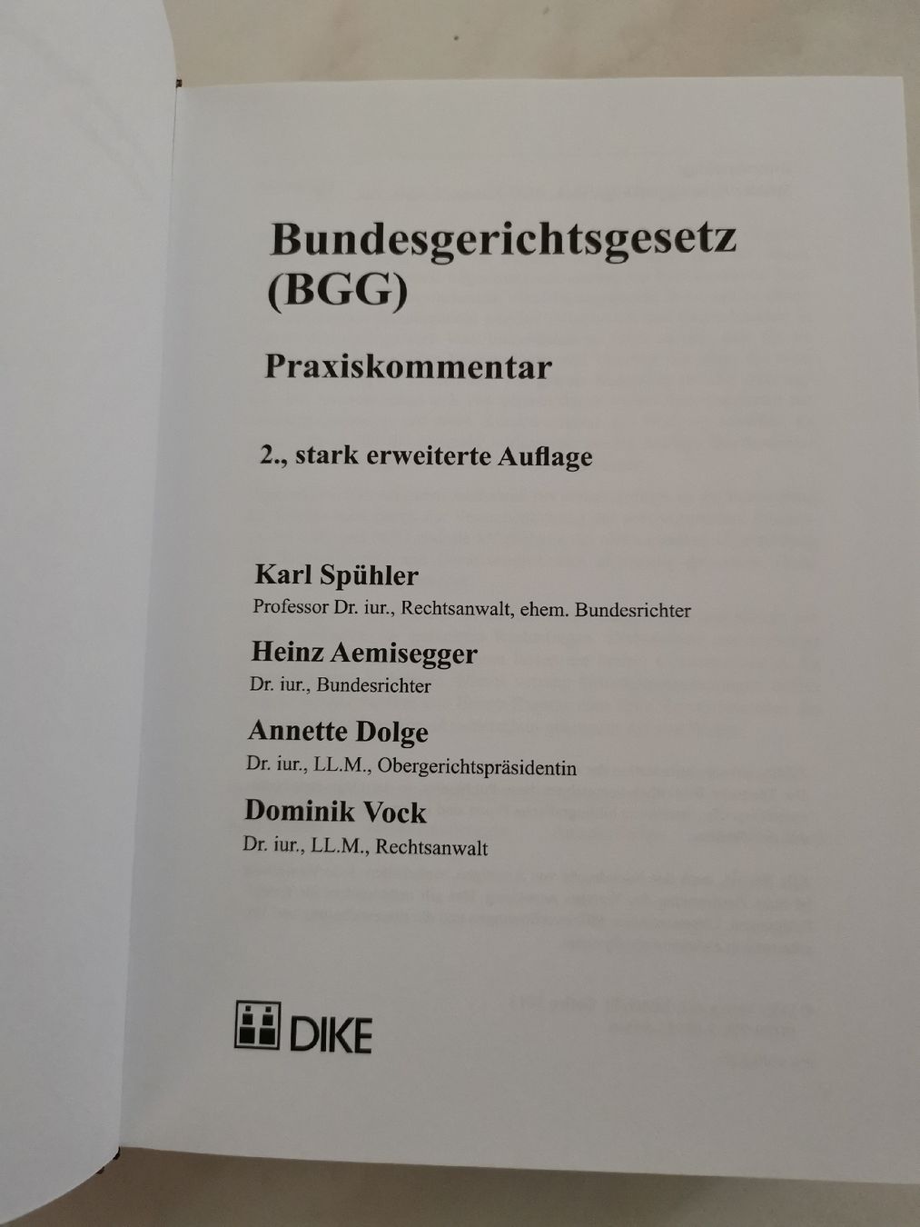 Libri: Bundesgerichtsgesetz, Praxiskommentar, 2. Auflage – Usato da Gelfingen venduto da Meierbeat 1