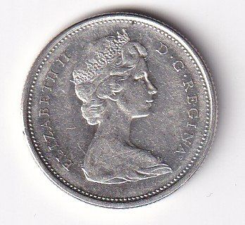 Tutti le monete: Kanada 25 cents 1965 – Usato da Neuchâtel venduto da karlpierrino 1