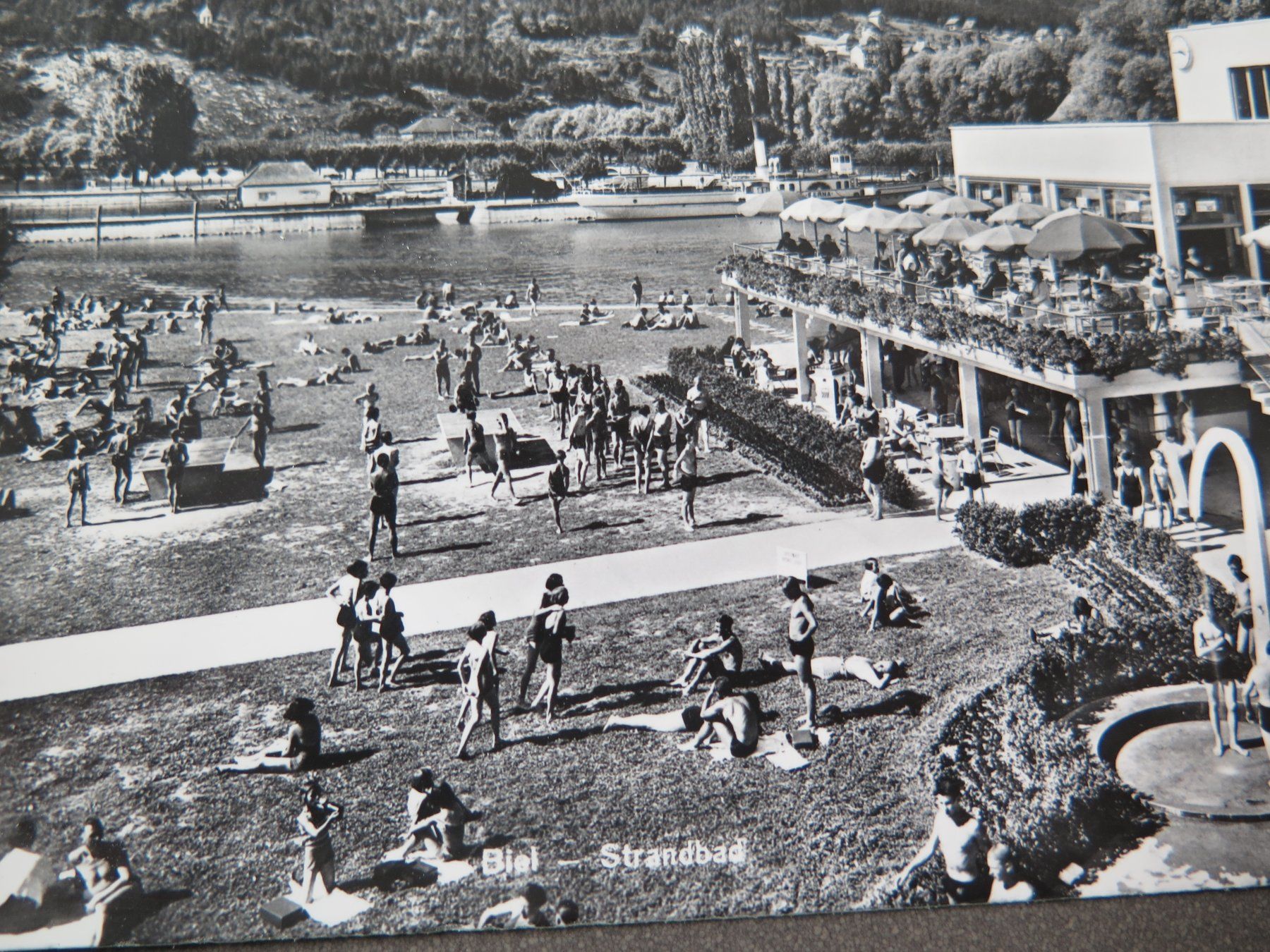Ansichtskarten: BIEL - STRANDBAD – Gebraucht aus Wittenbach von lipasal 1