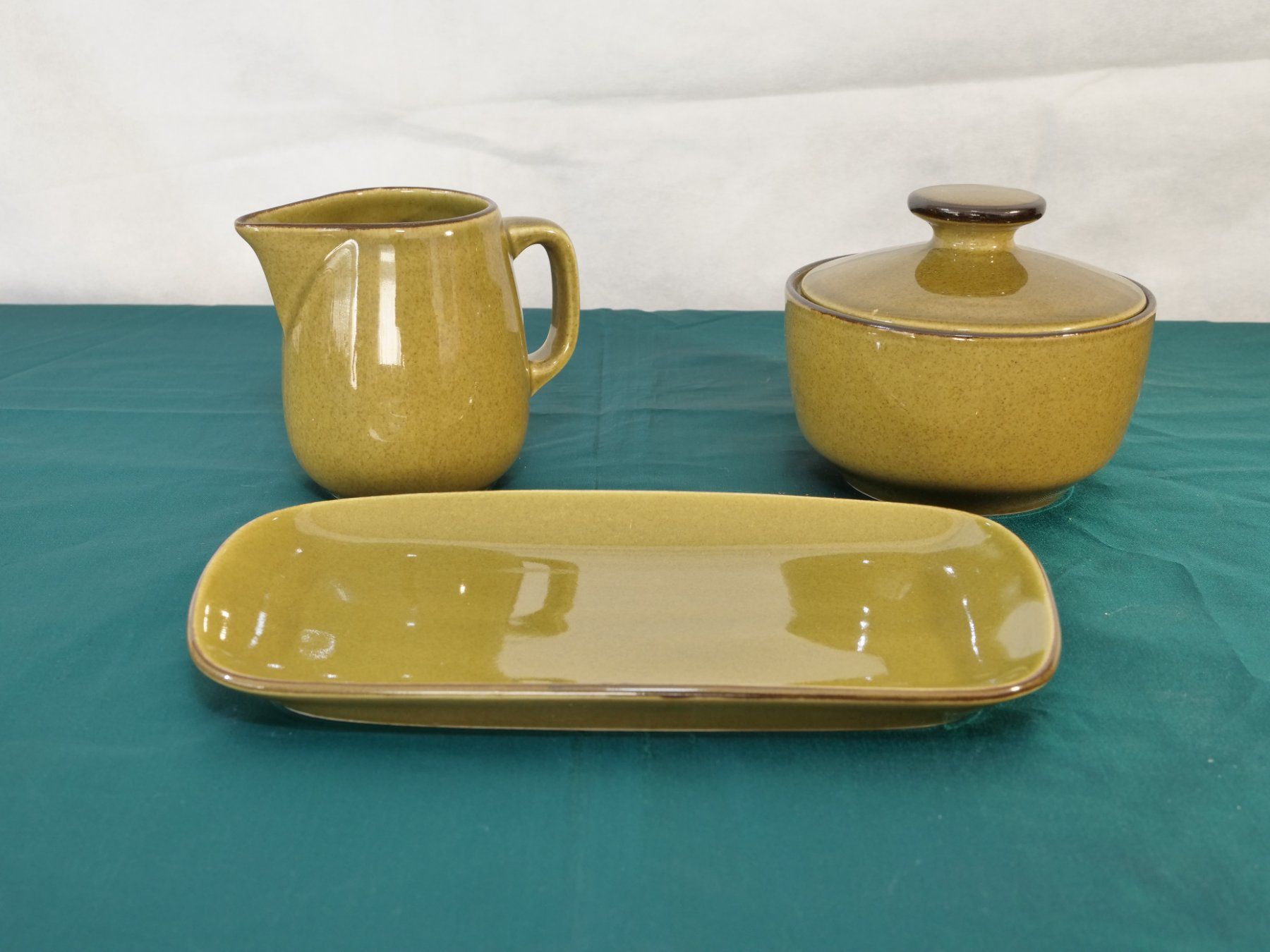 Rössler Zuccheriere: Rössler-Geschirr  Vintage  Set,3-teilig – Usato da Lustmühle venduto da Glatisant