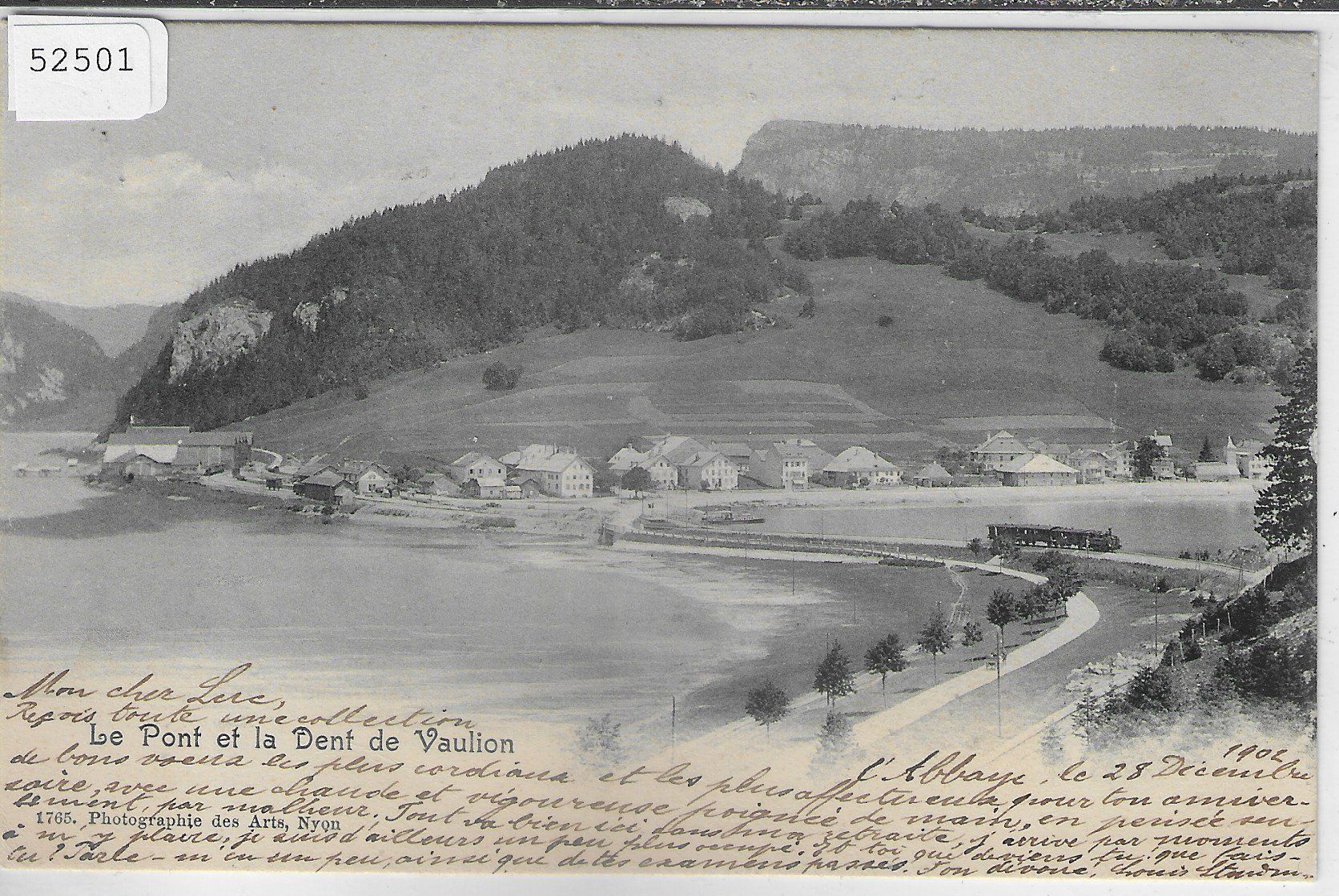 Cartoline postali: Le Pont et la Dent de Vaulion 1902 – Usato da Ettingen venduto da Kartenplanet