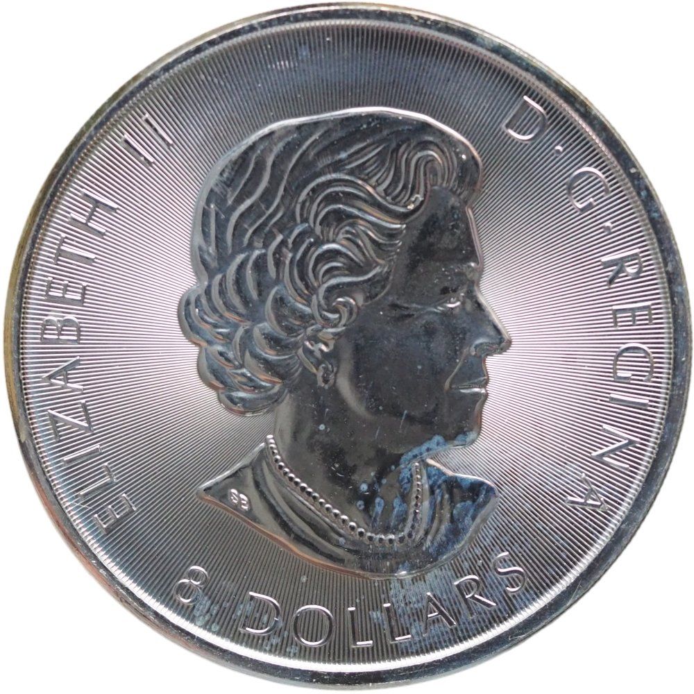 Tutti le monete: Kanada 8 Dollars 2016 Maple Leaf  Silber 1 1/2Unze – Nuovo (secondo la descrizione) da Liestal venduto da fibonaccis 2
