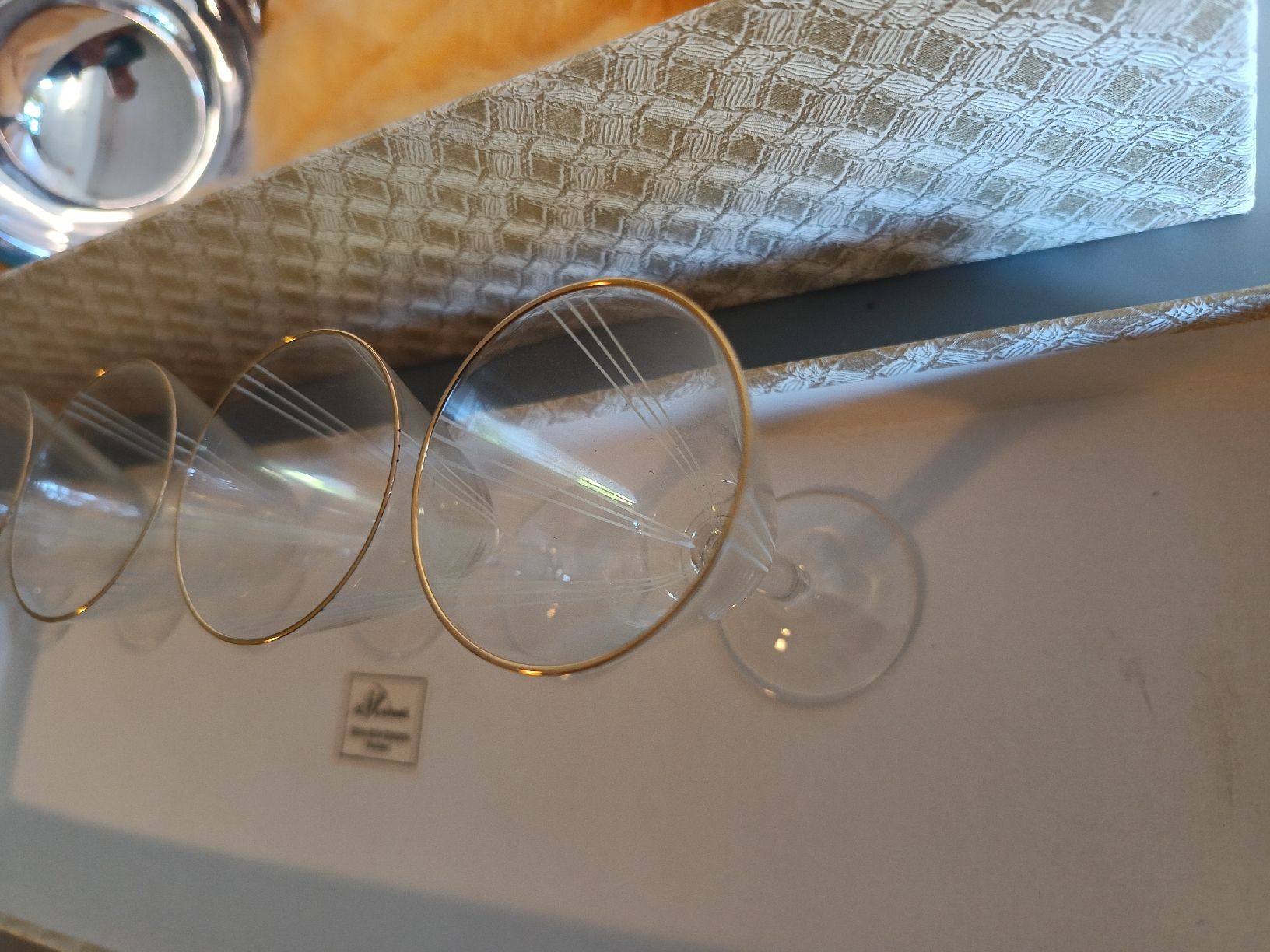 Verres: Sechs Gläsli mit Kelle – D'occasion à Speicherschwendi par clepsydra66 3