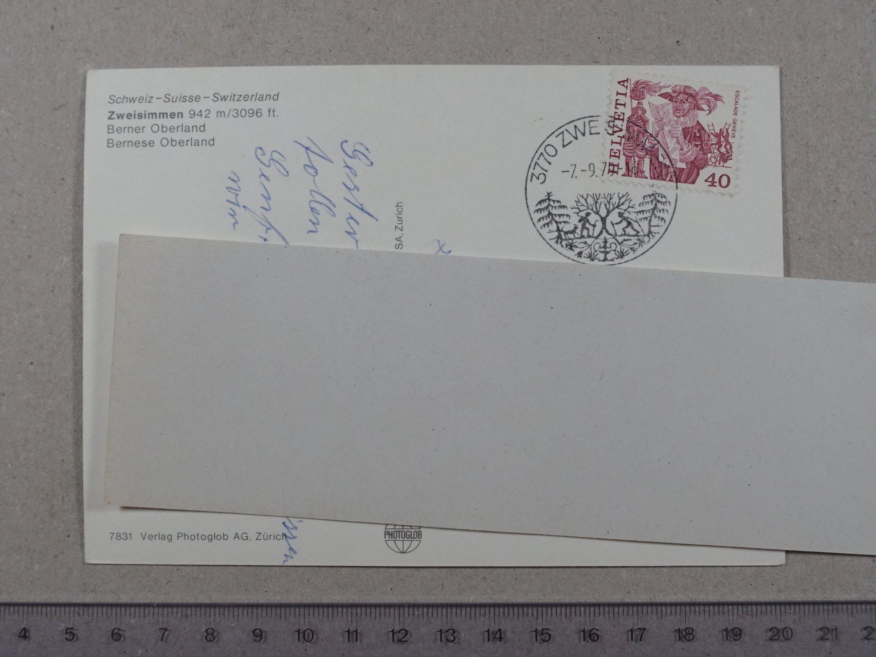 Cartes postales: Zweisimmen, 1979 – D'occasion à Lenzburg par fh1 1
