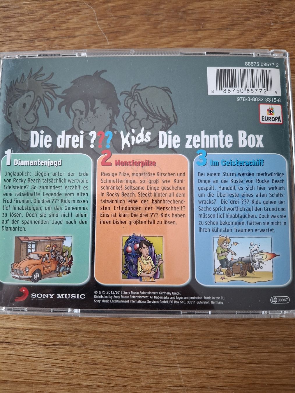 CD: Die drei ??? Kids cd Box Nr 10 – Usato da Thierachern venduto da Wemala 1