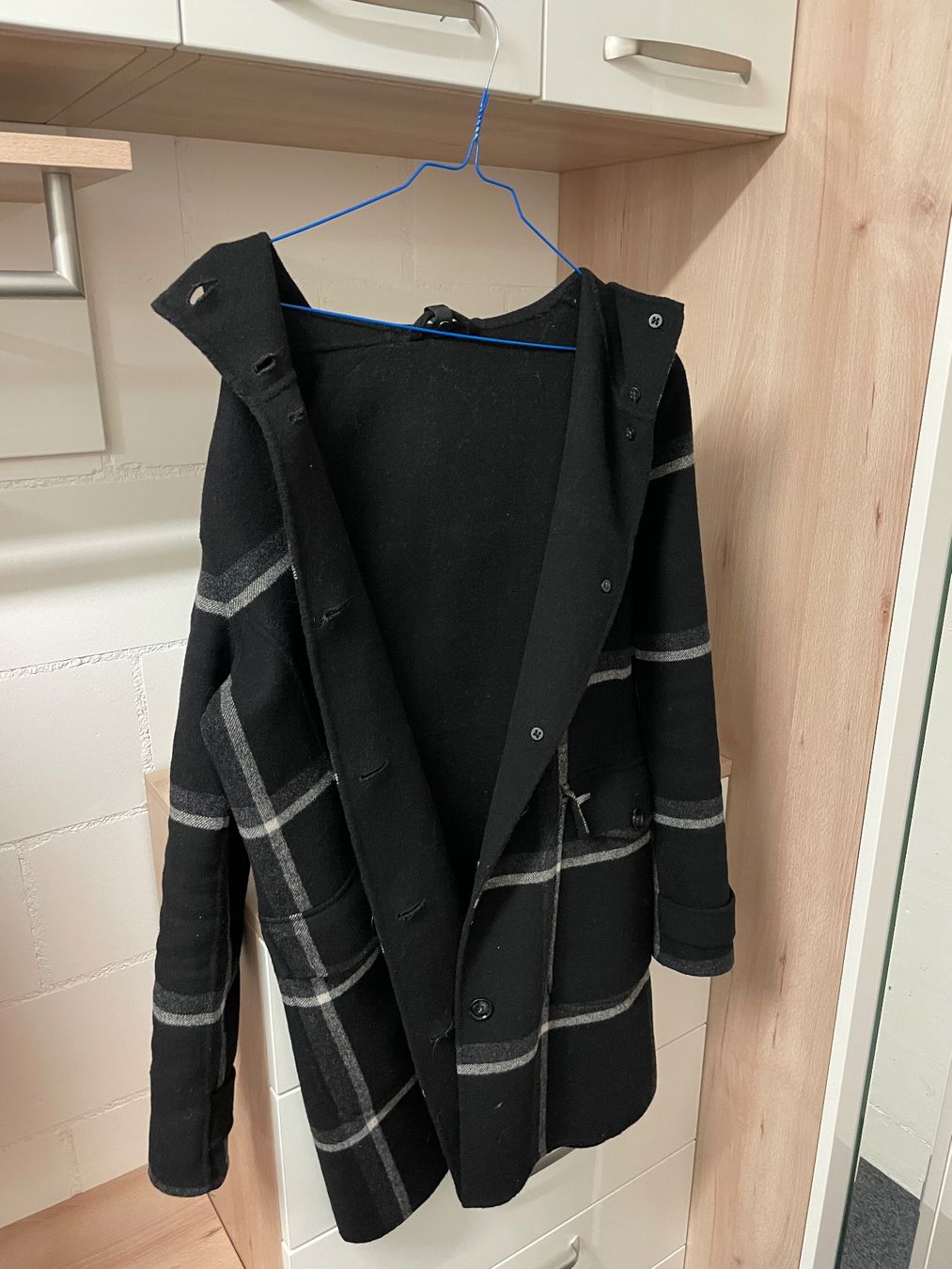 Woolrich Cappotti: Wolle Wintermantel mit Kapuze, Woolrich gr. 36 – Usato da Aesch LU venduto da reneru77 2