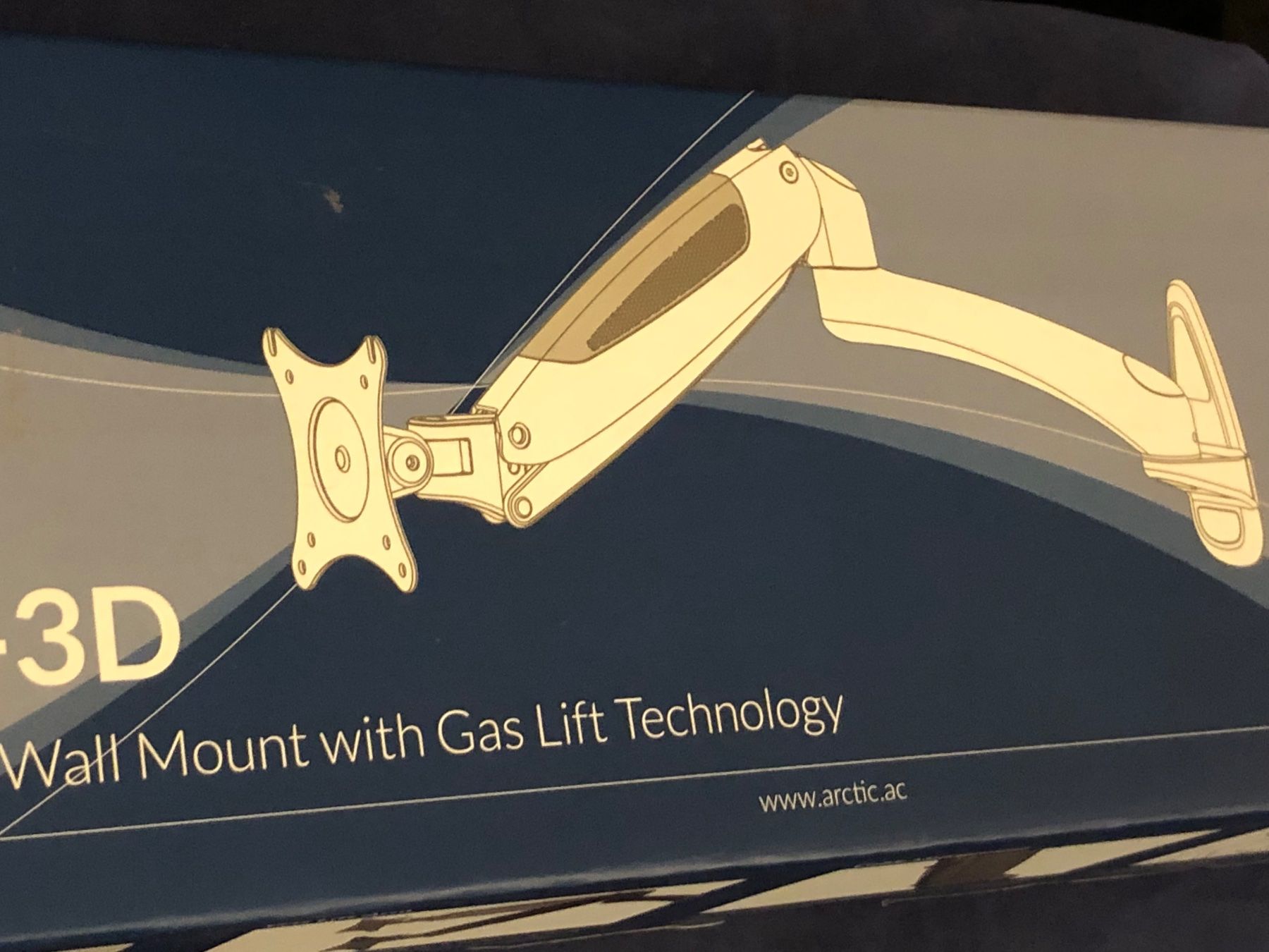 Staffa per monitor: W1-3D Arctic Wandhalter mit Gaslift – Nuovo e nell'imballaggio originale da Neerach venduto da Arbimus