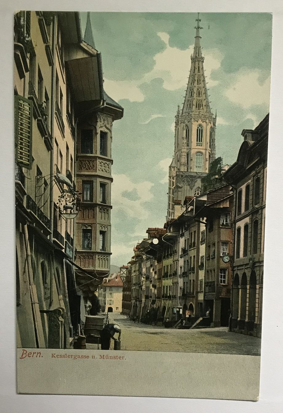 Cartoline postali: ALTE ANSICHTSKARTE BERN KESSLERGASSE – Usato da Ostermundigen venduto da wini63