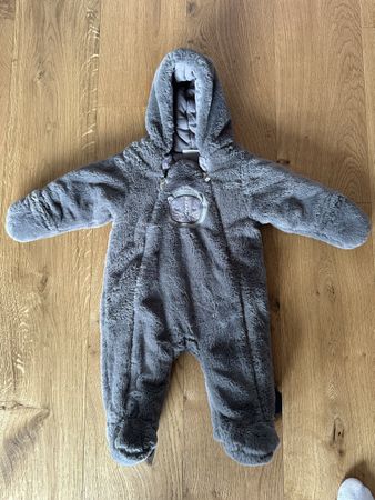 Noukies Baby Overall Gr. 68/74 Winter Teddy Grau🥶