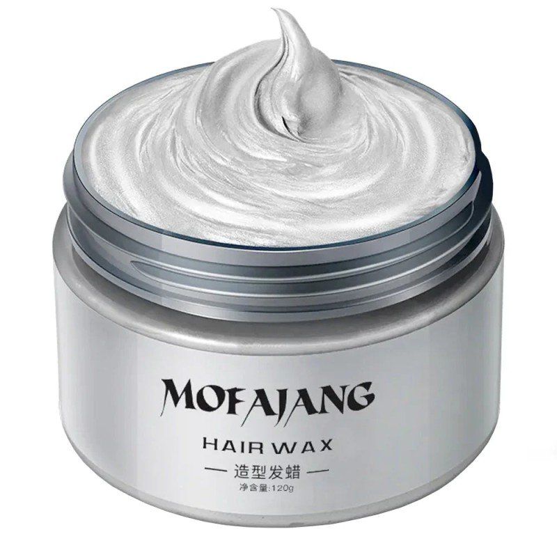 Tinte: Weiss Temporäre Haarfarbe 120g Wachs Styling Kinder Geschenk – Nuovo e nell'imballaggio originale da Hundwil venduto da tec_mm27 1