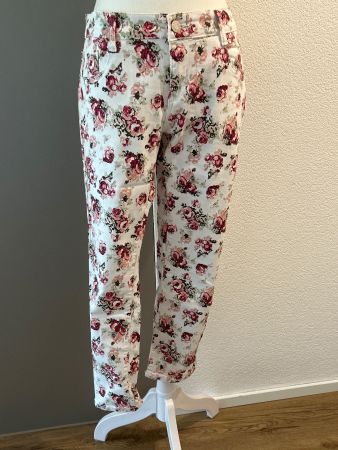 Hose weiss mit Muster von Multiblu Gr.38