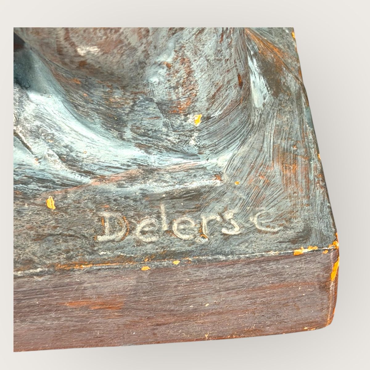 Statuette: Torso Bookends - Antique Style, signed DELERSE – Usato da Lausanne venduto da vas_cdb2 6