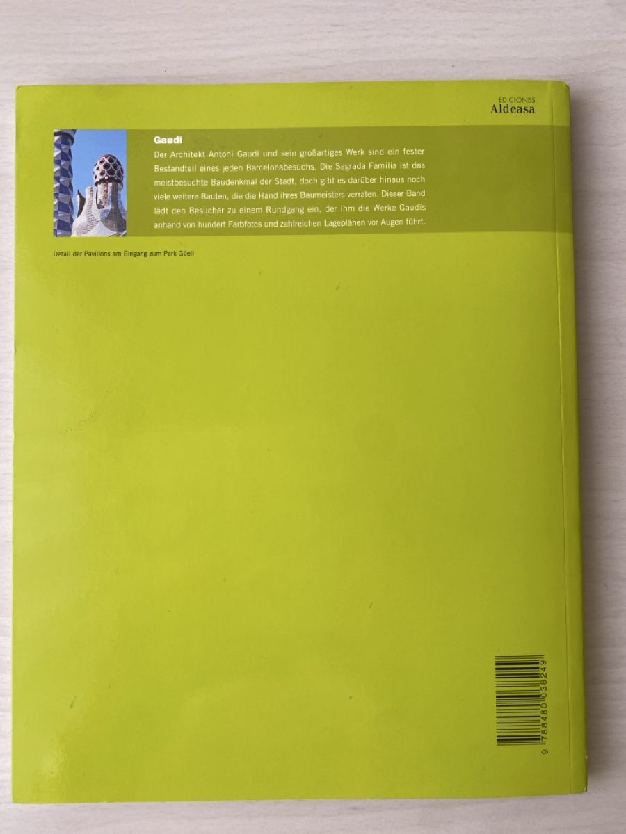 Libri: Gaudi, ein Asket der Architektur, Buch – Usato da Pfäffikon SZ venduto da Anita8808 1