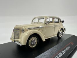 1949 Moskwitch 400 Convertible 1:43,inkl.Acrylbox,IST MODELS