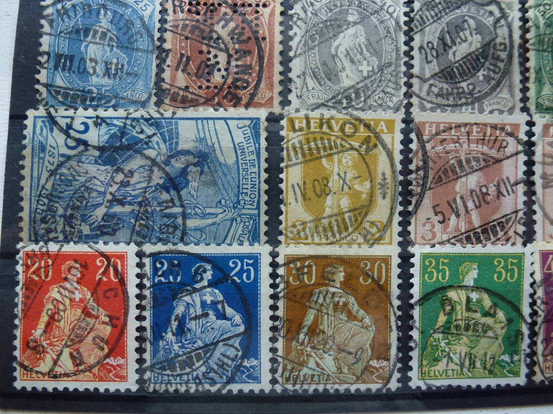 Tutti i francobolli: Kleine Schweizer Briefmarkensammlung ab Strubeli – Usato da Walkringen venduto da Casablanca777 4