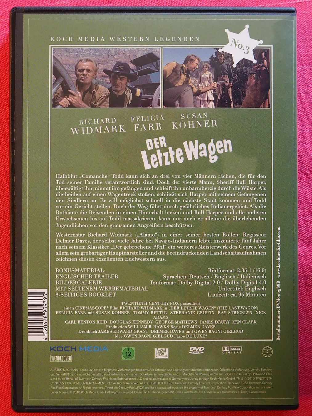 Tutti i DVDs: Der letzte Wagen / Richard Widmark – Usato da Chur venduto da big_5zx8 1