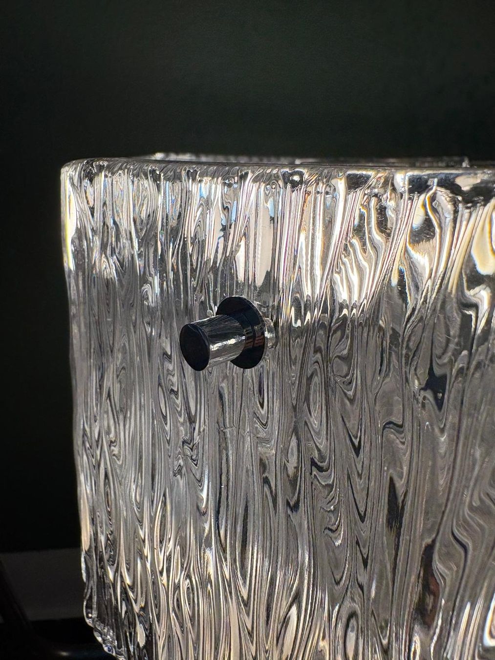 Kronleuchter & Deckenlampen: Deckenlampe Eisglas 60er Jahre Design – Gebraucht aus Riehen von twentymodern 2