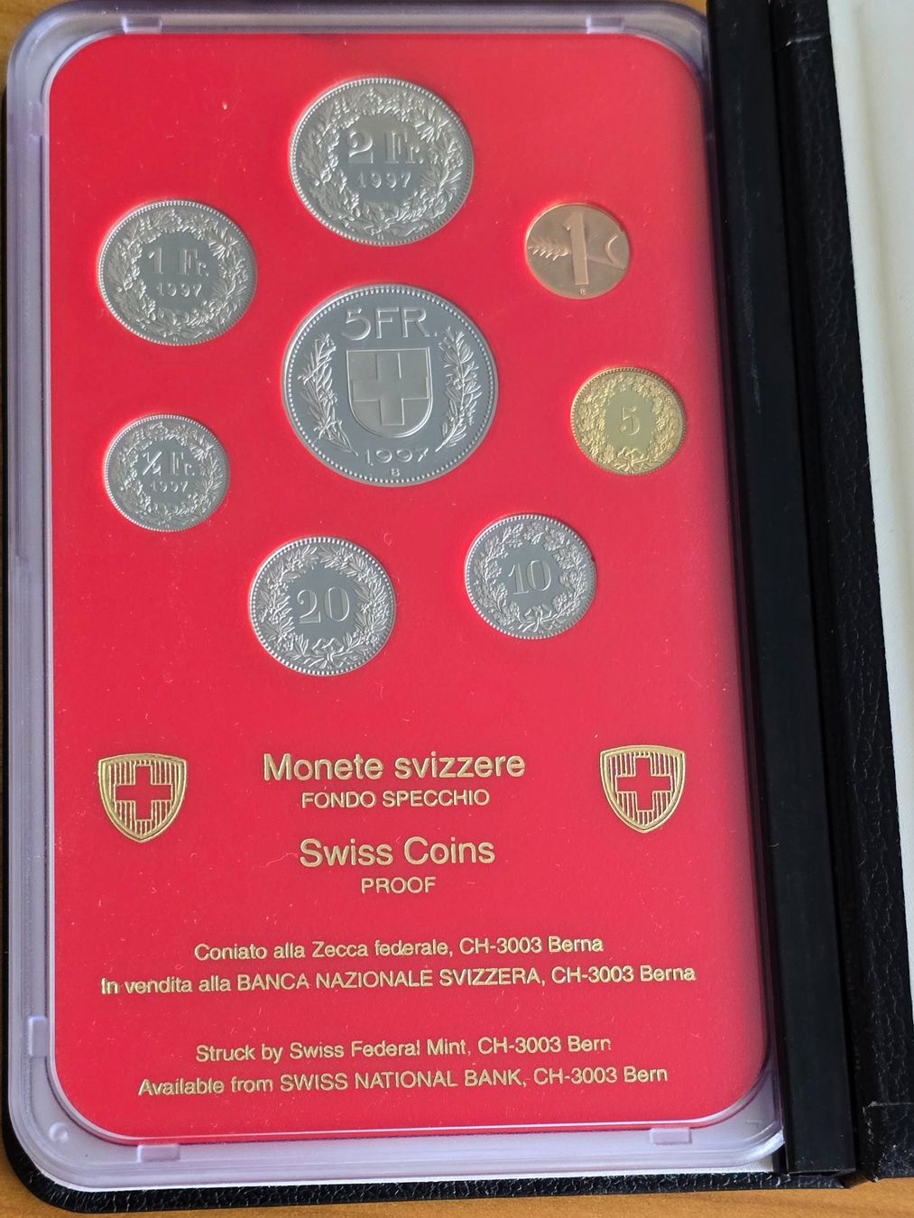 Tutti le monete: Kursmünzsatz 1997 PP polierte Platte – Nuovo (secondo la descrizione) da Winterthur venduto da Cruiser3