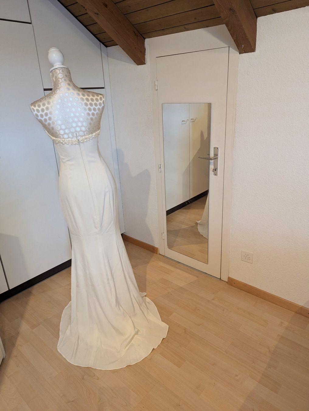 Vestiti: Abendkleid / Hochzeitskleid in Off-White – Usato da Ebikon venduto da gla_7qgw 4
