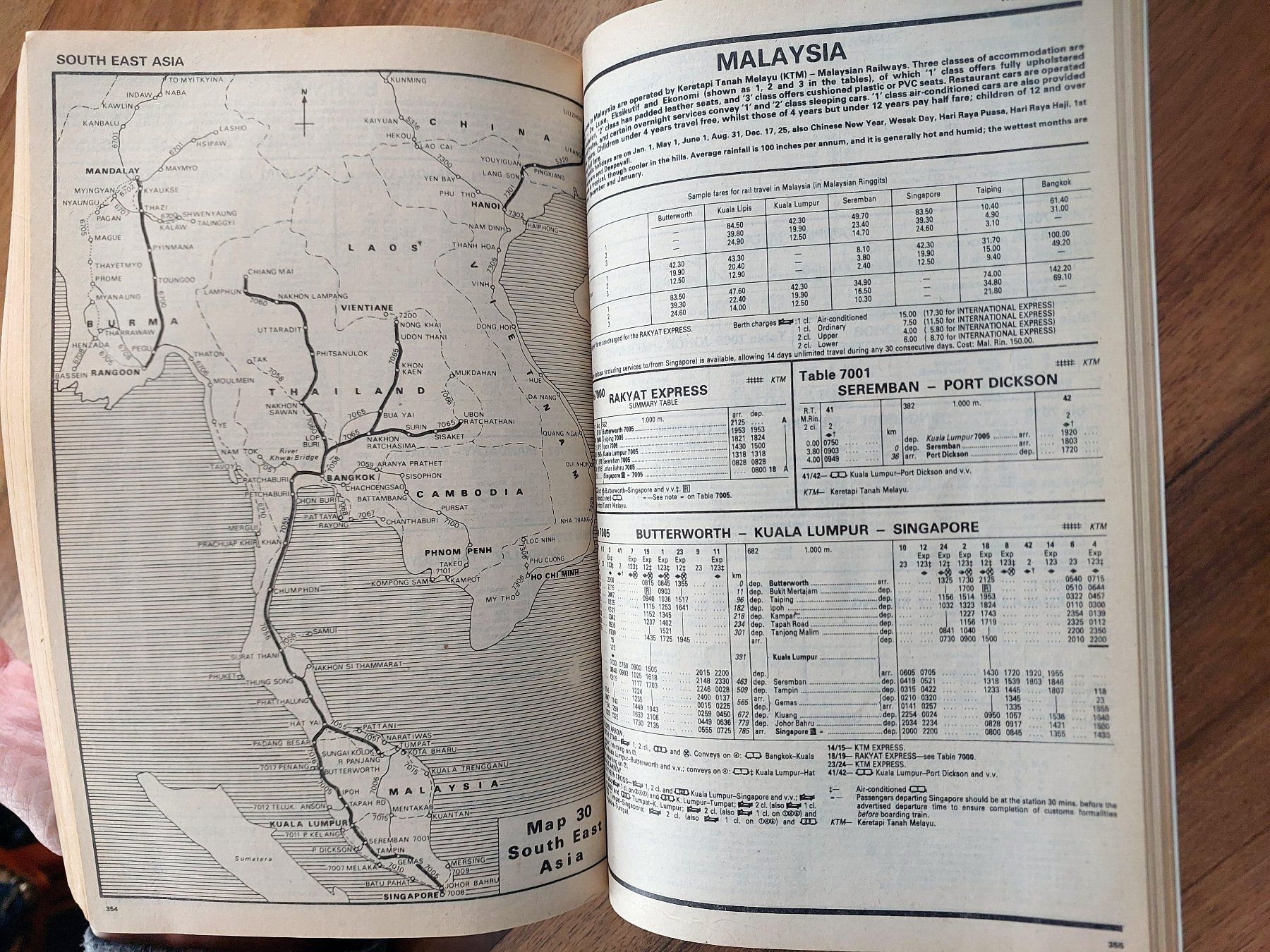 Libri: Thomas Cook Overseas Timetable 1983 – Usato da Schönenwerd venduto da Steidi 7