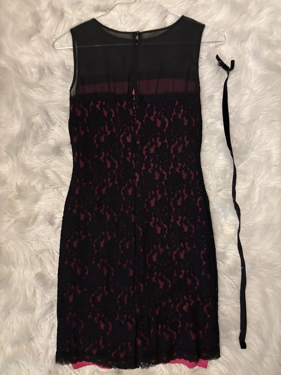 Kleider: Cocktailkleid (schwarz/pink) – Gebraucht aus Rüschlikon von cloudy_scotch 1