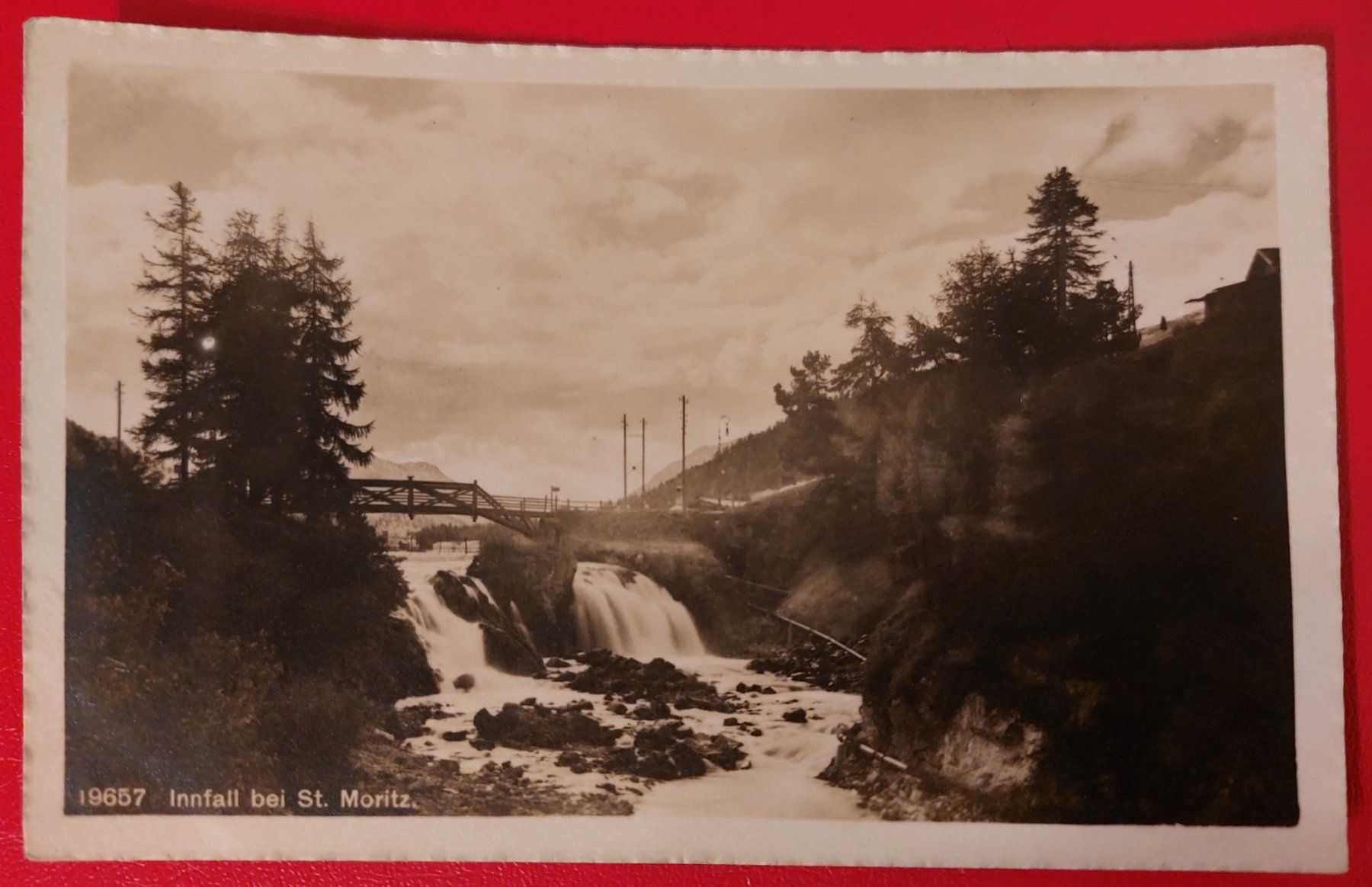Cartoline postali: Infall bei St. Moritz – Usato da St-Légier-La Chiésaz venduto da Theo005