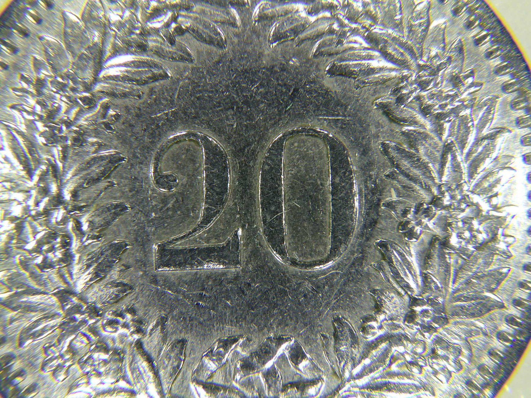 Tutti le monete: Schweizer 20 Rappen Münze 1965 – Usato da Egg b. Zürich venduto da yan_6728 4