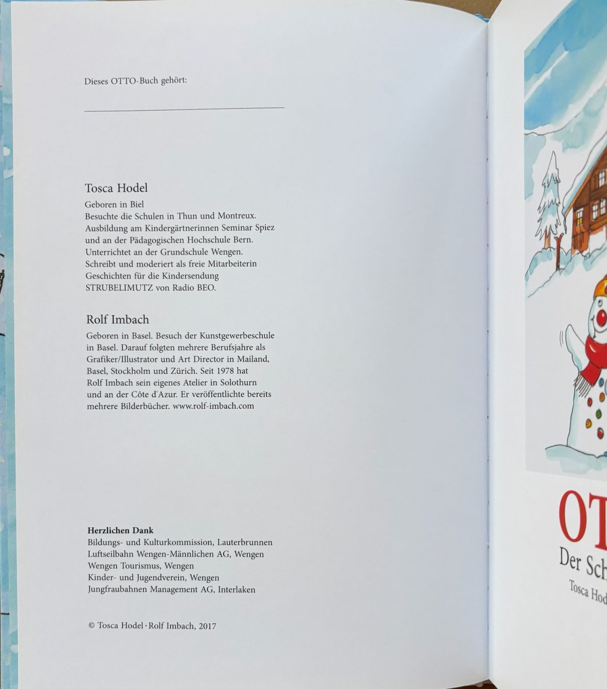 Bücher: Hodel Tosca, Otto der Schneewichtel – Neu (gemäss Beschreibung) aus Sarnen von Livres 3