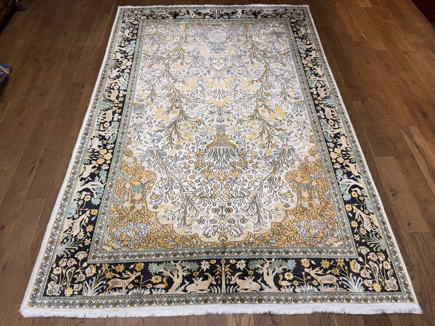 Tappeti: Wunderschöner grosser Seidenteppich - Handgeknüpft – Usato da Bennau venduto da Mayer_Carpets 1