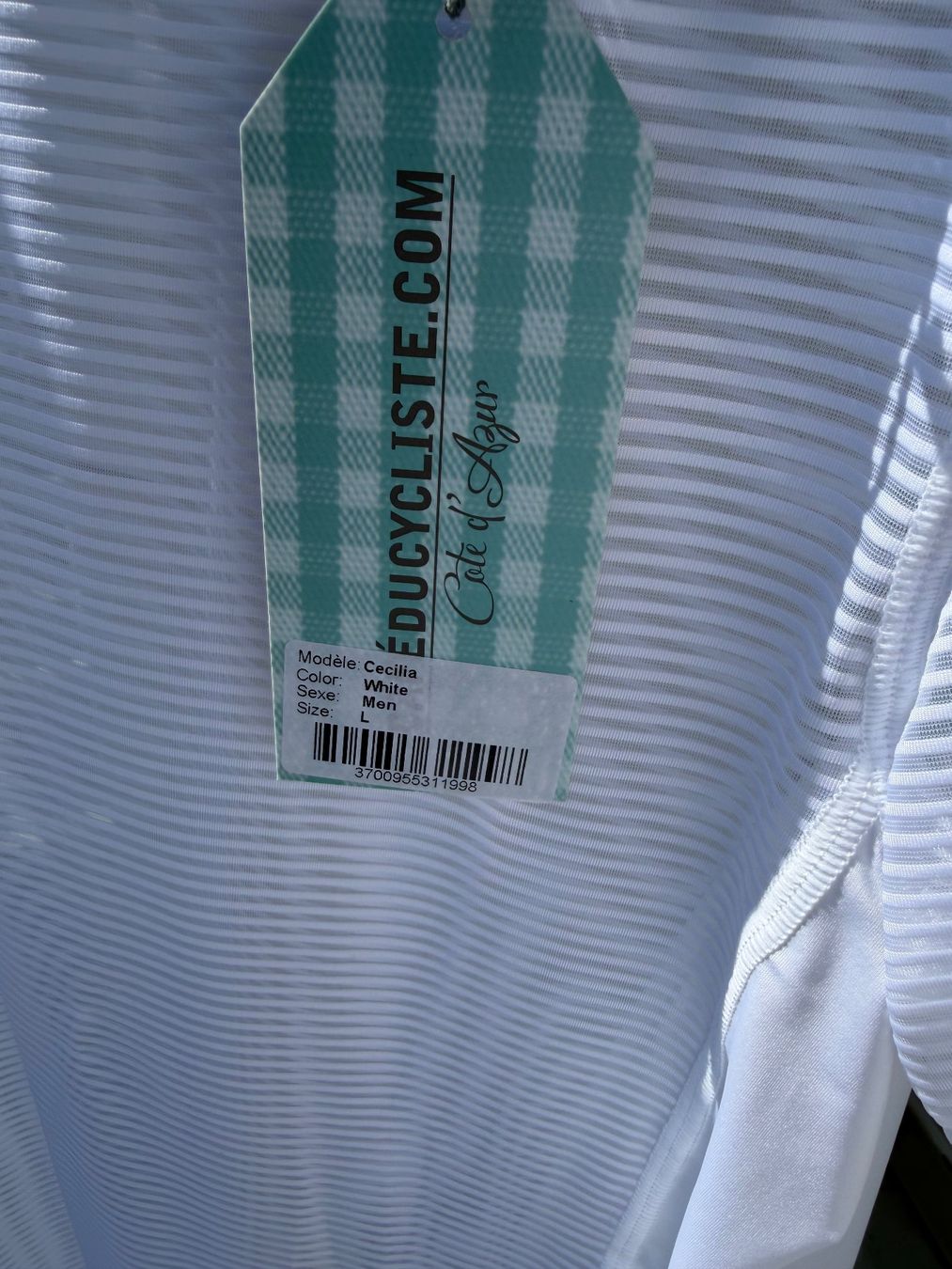 Canottiere & Pantaloni: CAFÉ DU CYCLISTE - Cecilia -  BASELAYER Weiss – Nuovo (secondo la descrizione) da Uster venduto da Ledronnie 4
