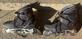 Inlineskates K2 Modell Road Alu schwarz kaum gebraucht