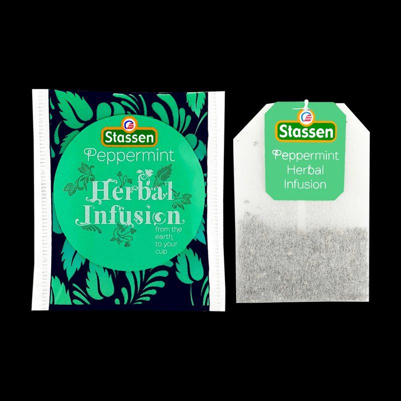 Cibi & Specialità: Stassen - Peppermint Herbal Infusion Tea - Gastro-Teebeutel – Nuovo e nell'imballaggio originale da Gampelen venduto da Geschenkxy 3