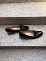 Schwarze Damen Schuhe mit Blockabsatz Grösse 40 guter Zustan