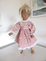 Puppenkleider, geblümtes Sommerkleid Sasha, Spitzen, rosa