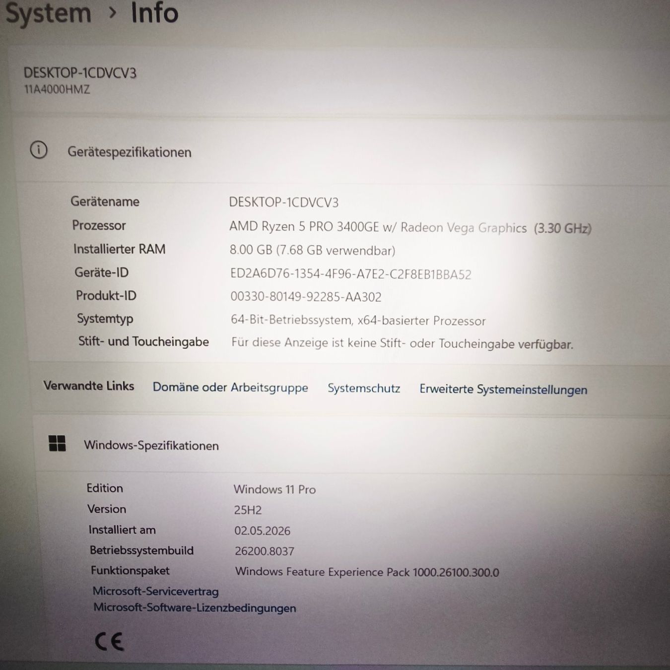 Lenovo PC: Lenovo ThinkCentre M75q-1 Tiny | AMD Ryzen 5 | Win 11 P – Usato da Herisau venduto da simon.ruegg 4
