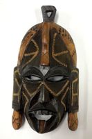 Holzmaske - Afrika / H 23cm