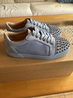Louboutin Sneakers Spikes Blue Suede Size 41 Used