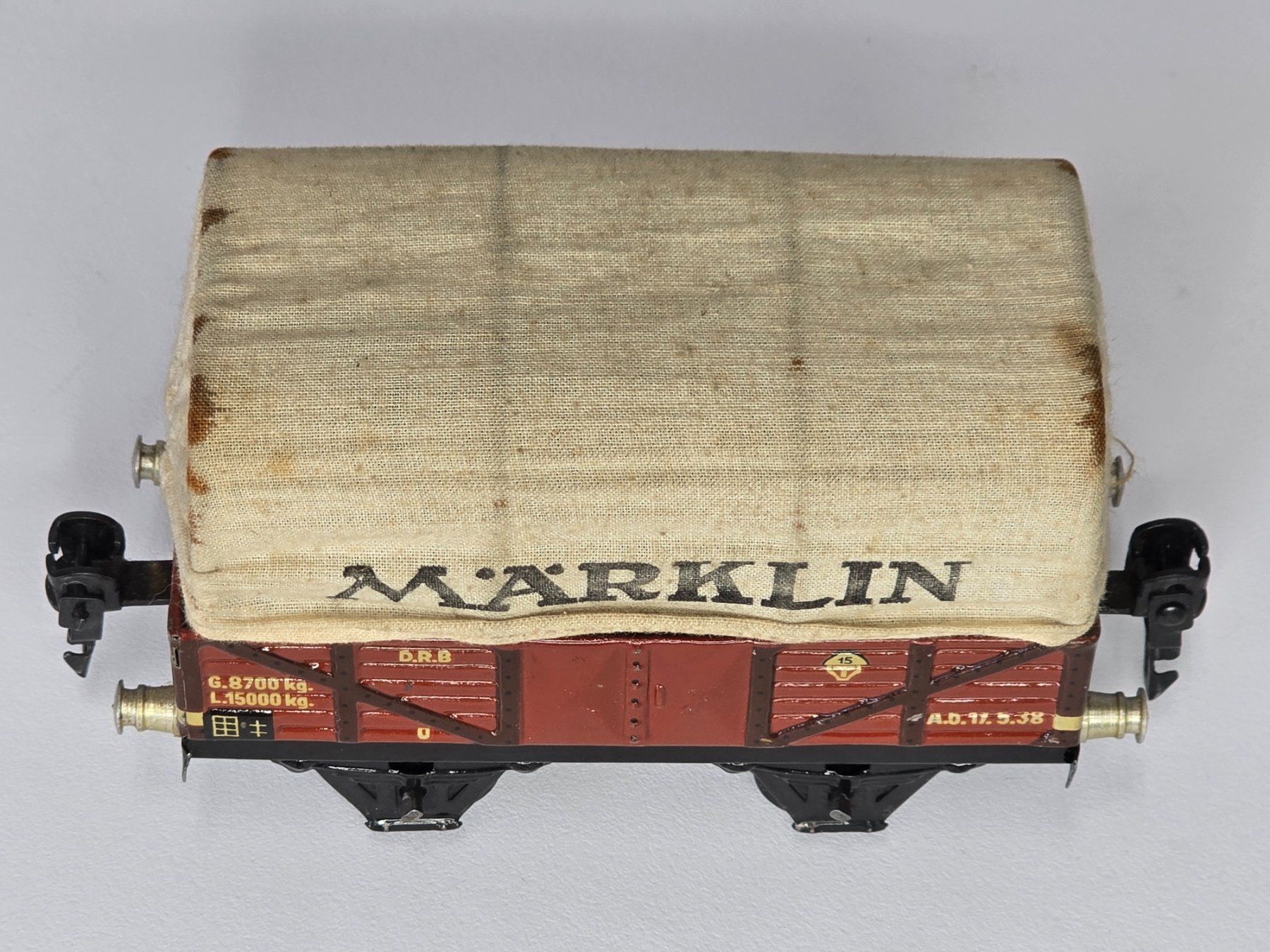 Märklin Modelleisenbahnen: Märklin 1663, Planenwagen, – Gebraucht aus Kloten von Nicola2 3