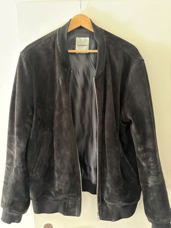 SANDRO PARIS WILDLEDERJACKE - NP 950