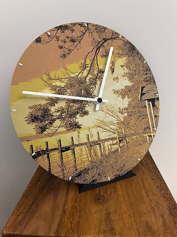 Orologi da terra & Orologi da parete: Wanduhr oder Standuhr "am See" – Nuovo (secondo la descrizione) da Ermenswil venduto da hoember 2
