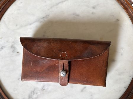Vintage Ledertasche für Fahrrad, Top!