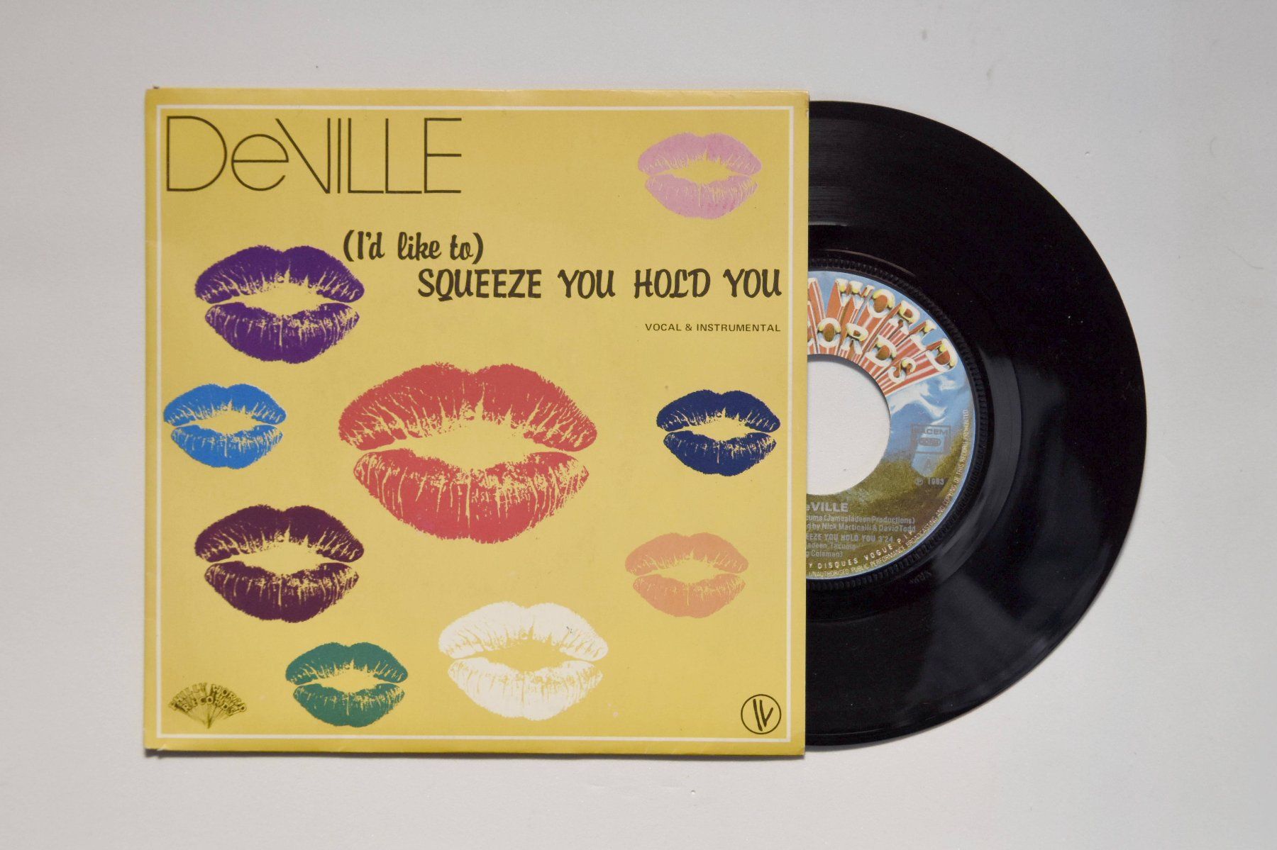 Dischi in vinile: DeVille - (I'd Like to) Squeeze You – Usato da Belmont-sur-Yverdon venduto da ag97