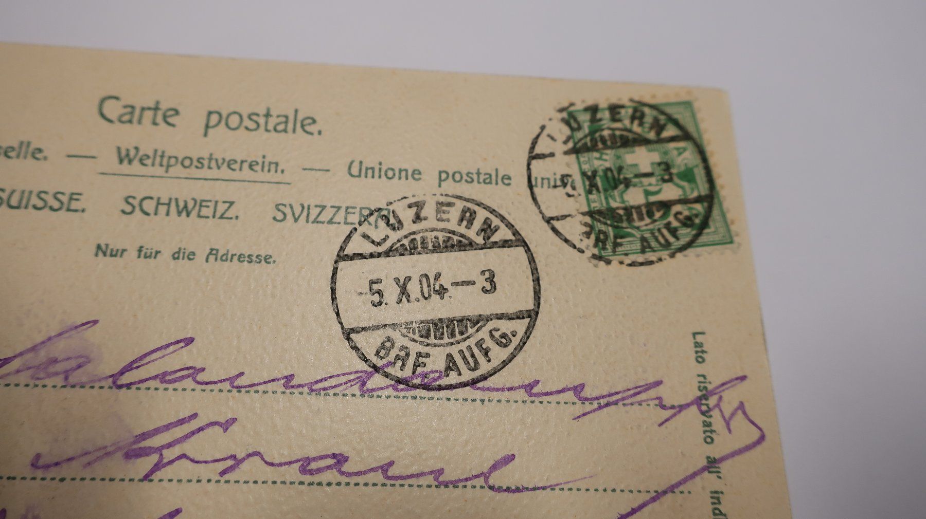 Cartoline postali: Luzern und der Rigi 1904 – Usato da Cormoret venduto da Pascalll2001 5