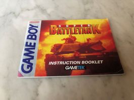 ANLEITUNG FÜR SUPER BATTLETANK NINTENDO GAME BOY