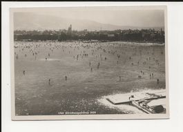 AK 1929 Zürichseegefrörene