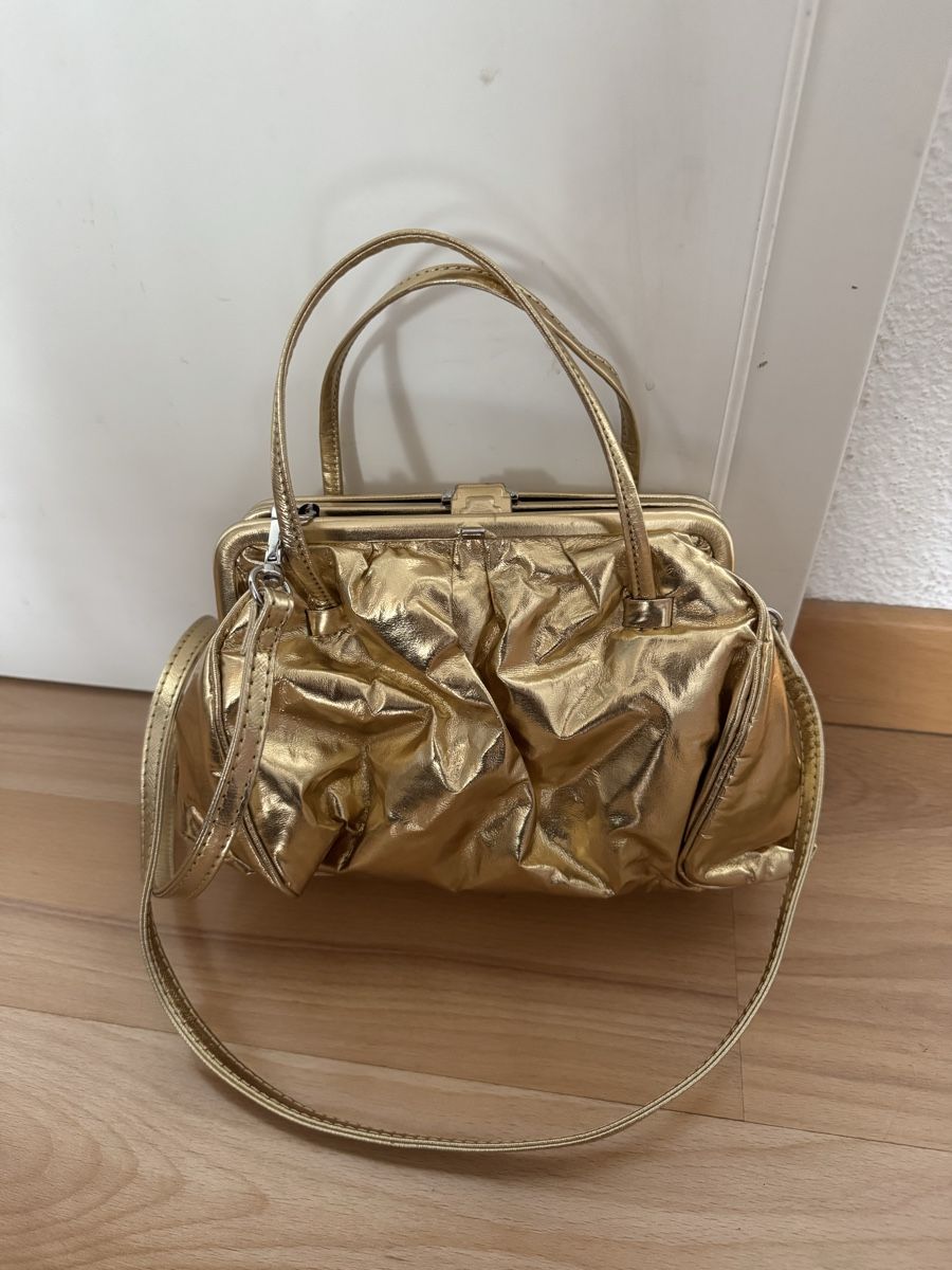 Borse da donna: Zara goldene Handtasche – Usato da Bettlach venduto da valishop 3