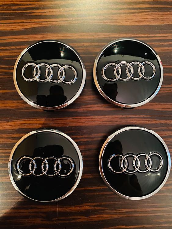Audi Nabendeckel, Radnaben, Nabenkappen, Felgendeckel 61 mm