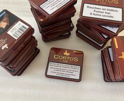 6 Stück leere Tabakdosen VILLIGER Cortos Fino